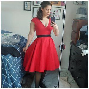 Red Cocktail Dress